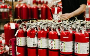 types of fire extinguisher